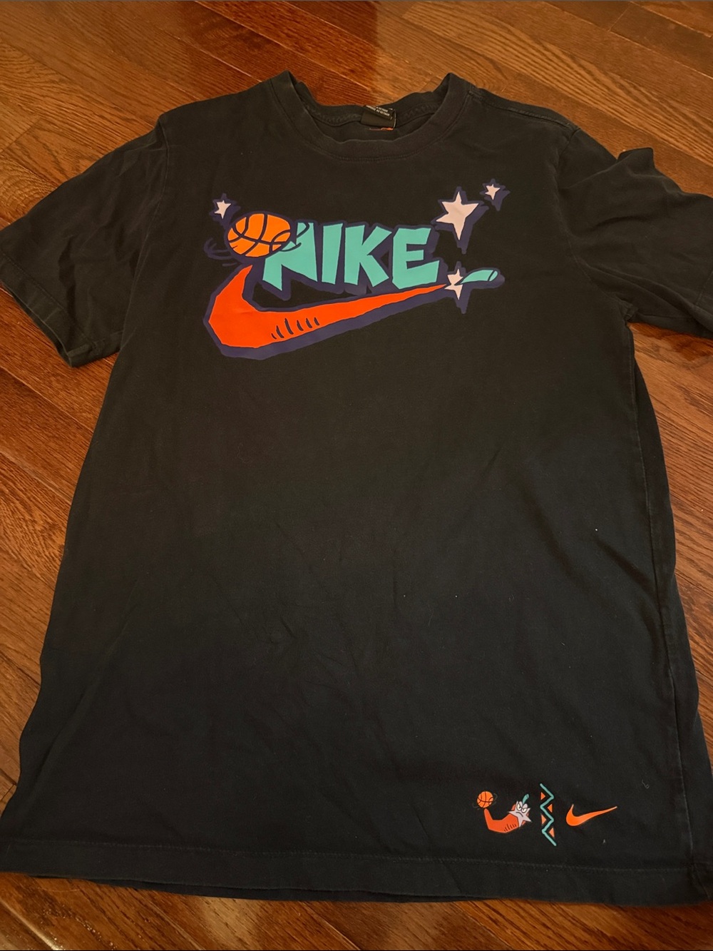 Nike Black Short-Sleeve Graphic Basketball Tee